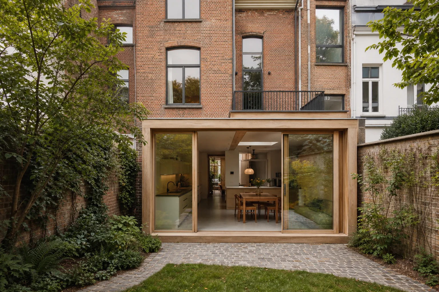 Linden Extension, Rear extension