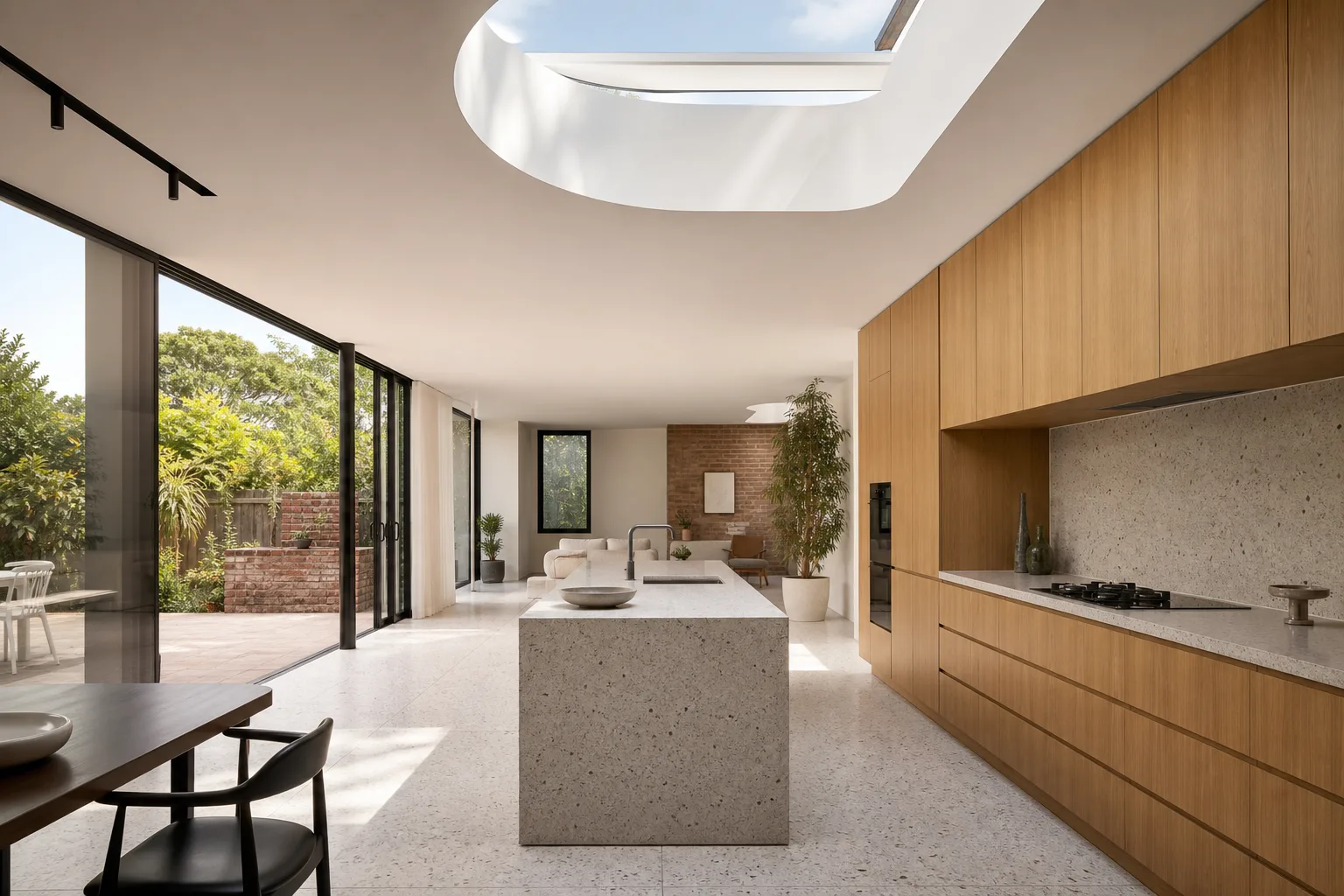 Linden Extension: completed renovation view 2