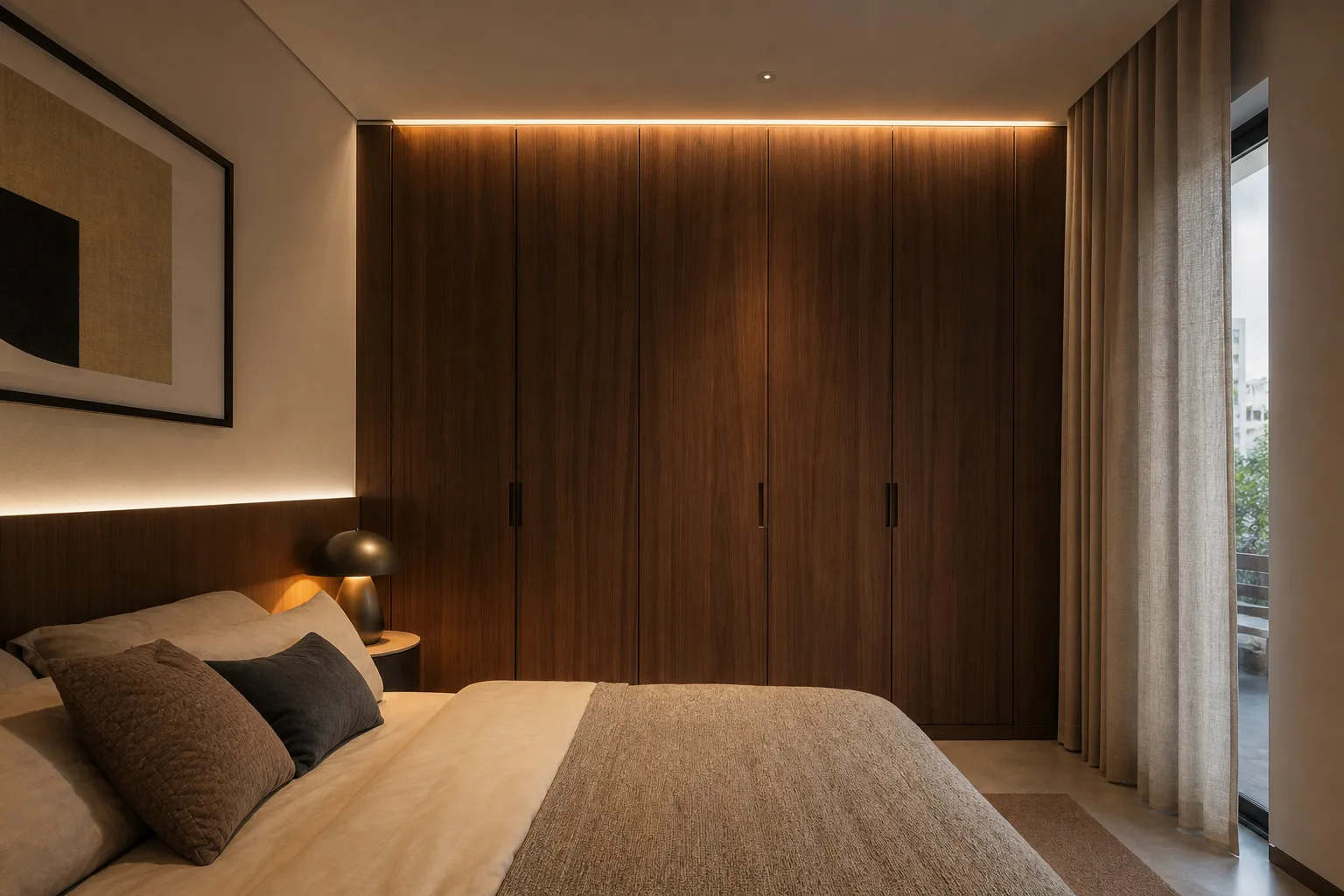 Rivage Apartment: completed renovation view 1