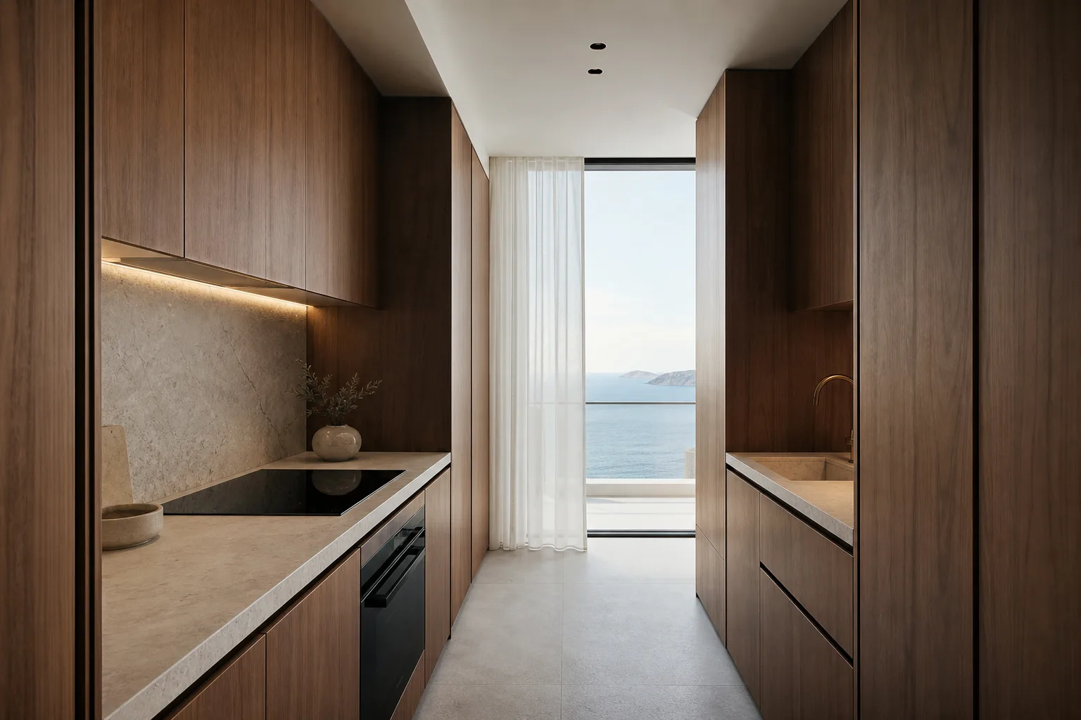 Rivage Apartment: completed renovation view 2