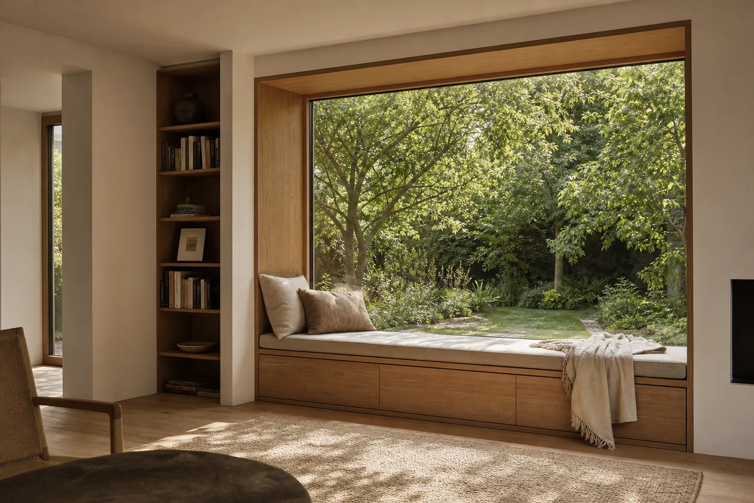 Uccle Garden Room: completed renovation view 2