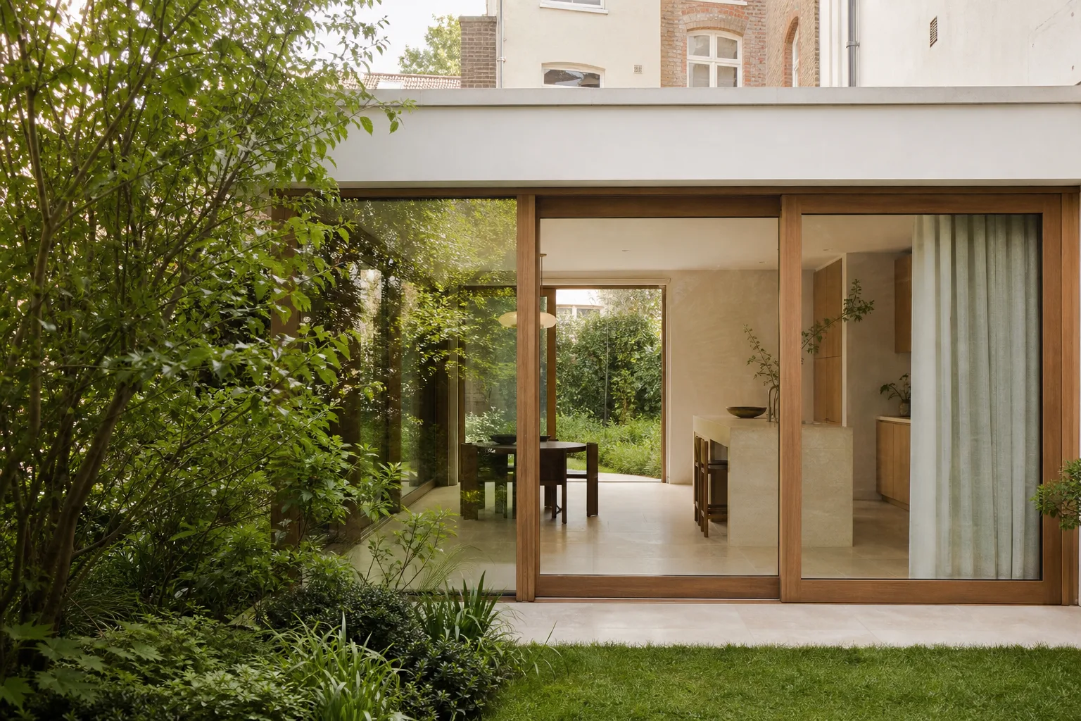 Uccle Garden Room: completed renovation view 3